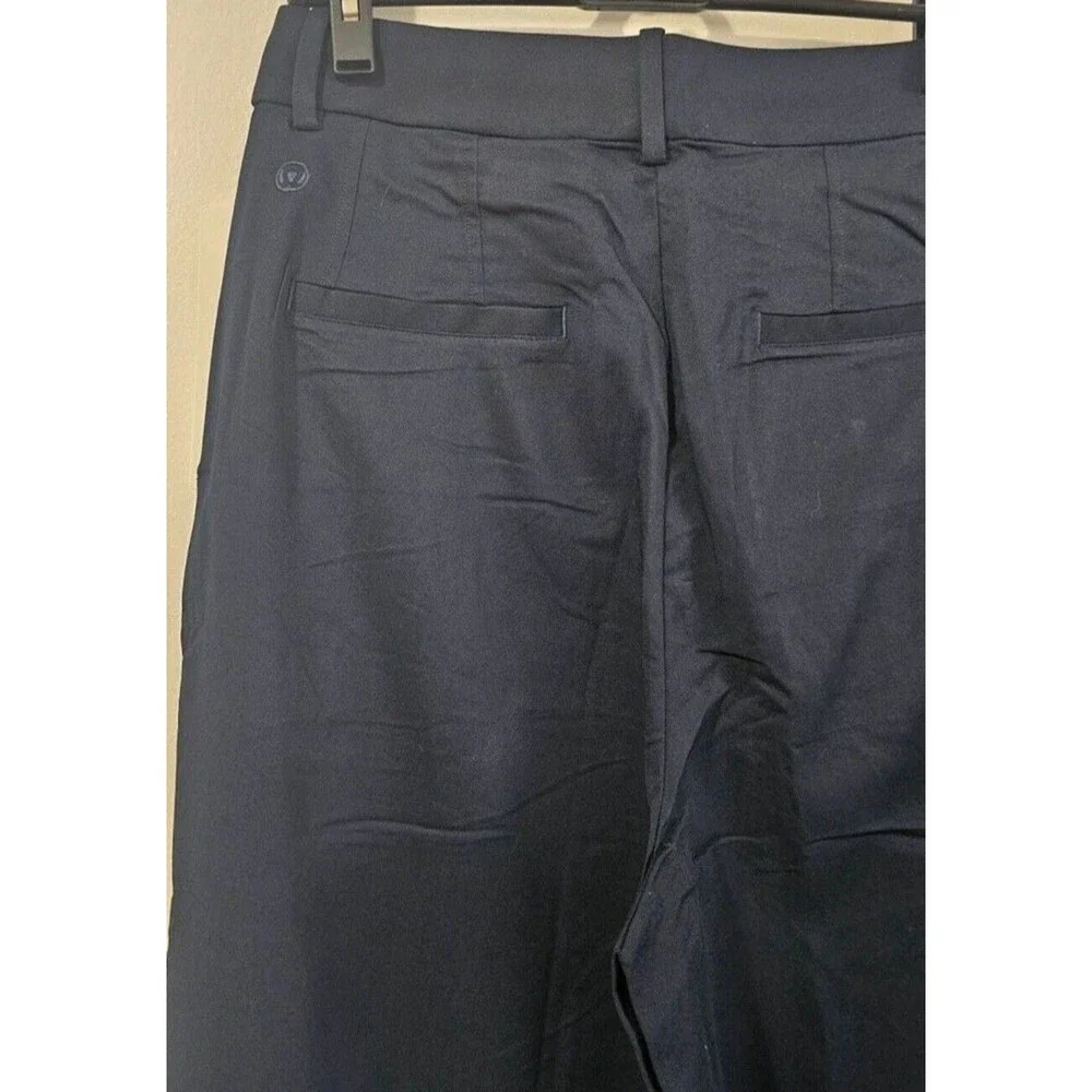 Lululemon Pleat Front High Rise Trouser Pants TRUE NAVY ASIA FIT  SZ L 29'  NWOT